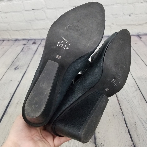 PACO GIL | leather chelsea style strappy open toe wedge boots - Picture 7 of 9